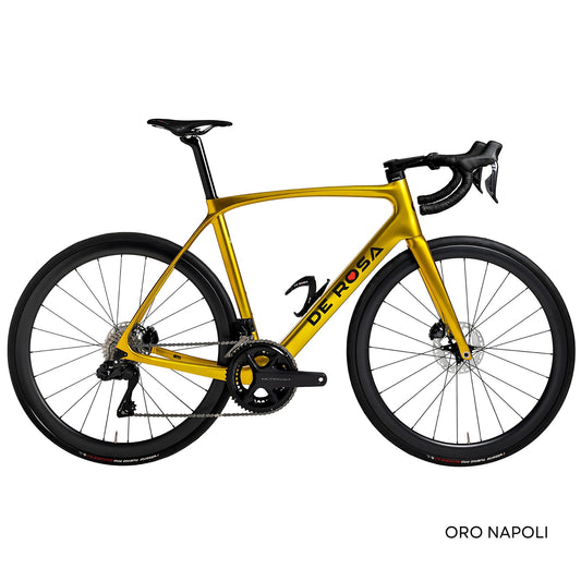 Oro Napoli DE ROSA IDOL bicycle showcasing lightweight build