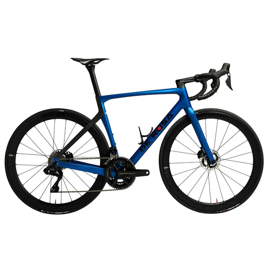 De Rosa 70 complete bike in vibrant blue with black accents